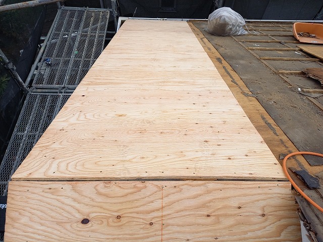 屋根下地交換工事アフター