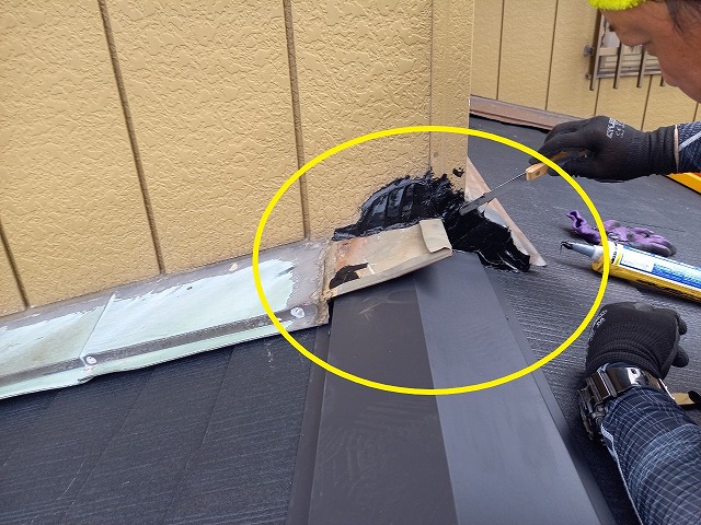 外壁材との接触部位改善