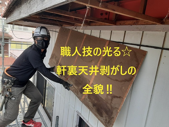 軒裏天井剥がしのブログ