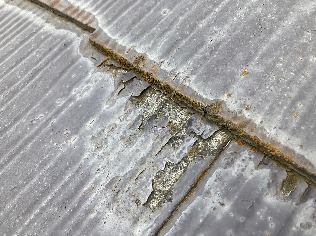 塗膜の劣化・剥離・経年劣化　カバー工事