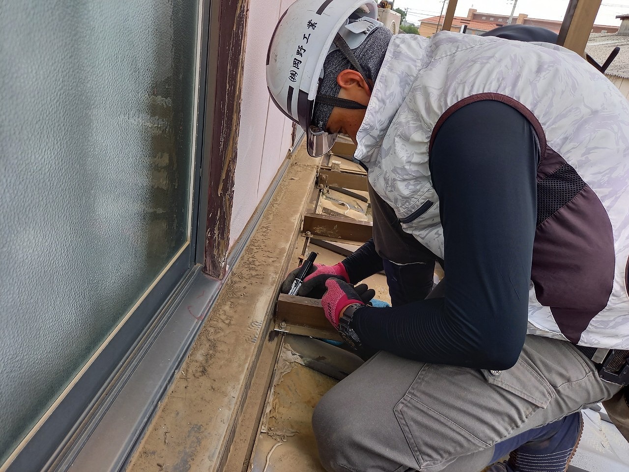 ベランダの取り外し