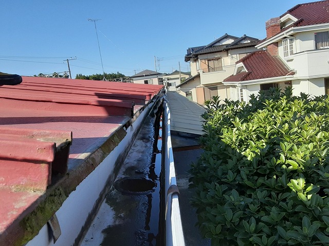 雨樋の水漏れ