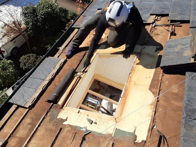 トップライト撤去完了