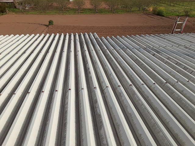 築10年の平屋住宅で屋根の88折板に多くの劣化状況を確認した無料点検