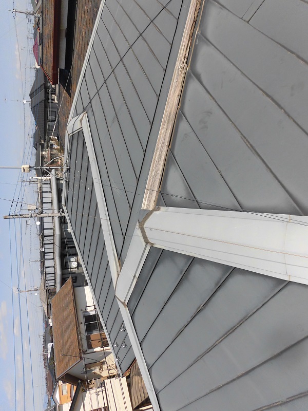 牛久市棟板金工事1