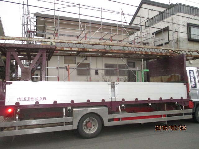 カバー工法による葺き替え