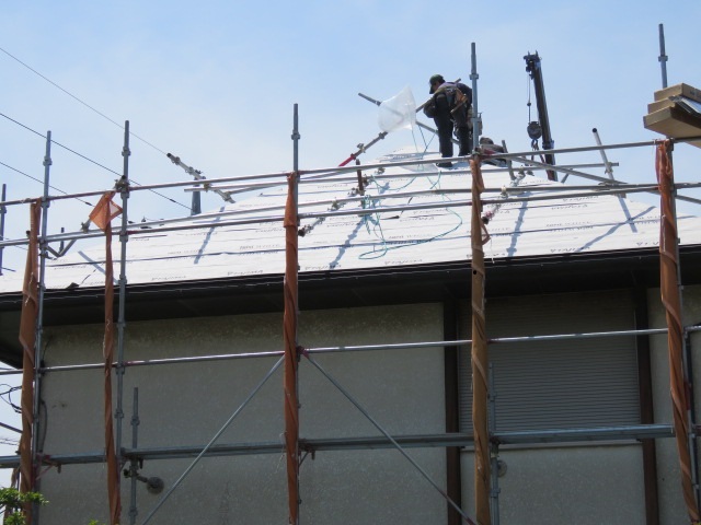 ルーフィング工事