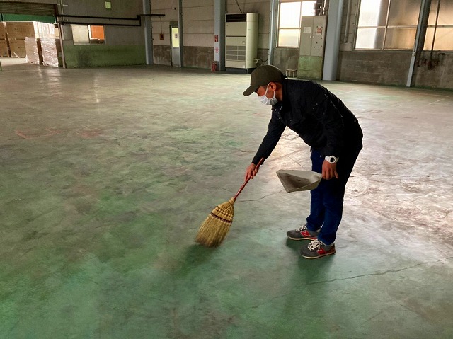 塗装メンテナンス後の清掃