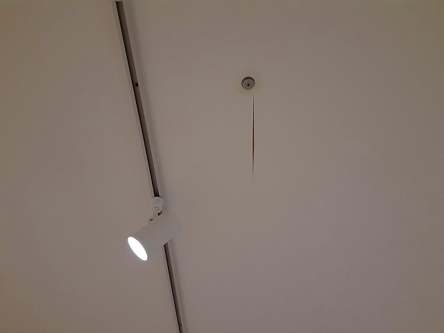 白い天井より雨漏り