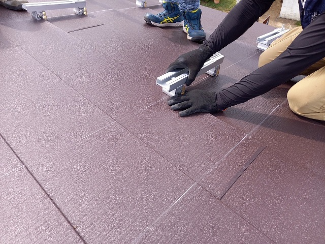 架台の取り付け