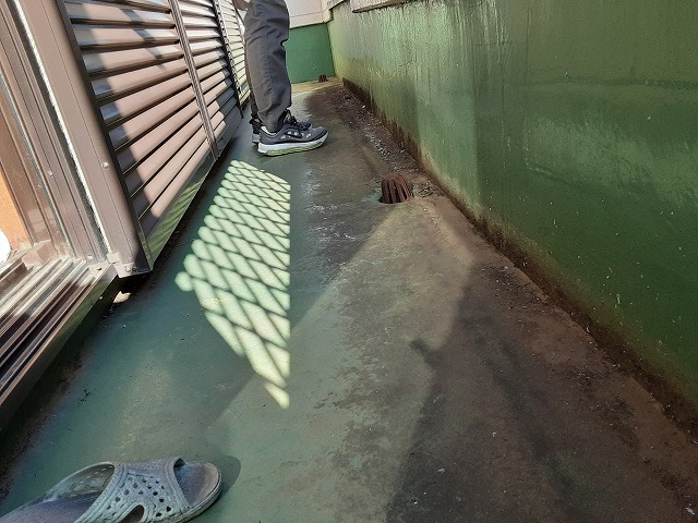 ベランダ防水ウレタン防水の劣化