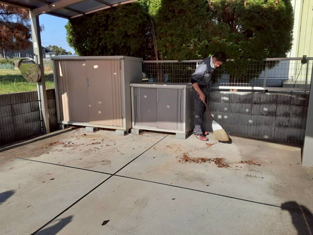 工事後の清掃 かすみがうら市