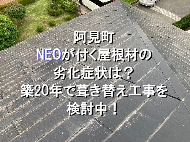 阿見町NEOが付く屋根の調査！