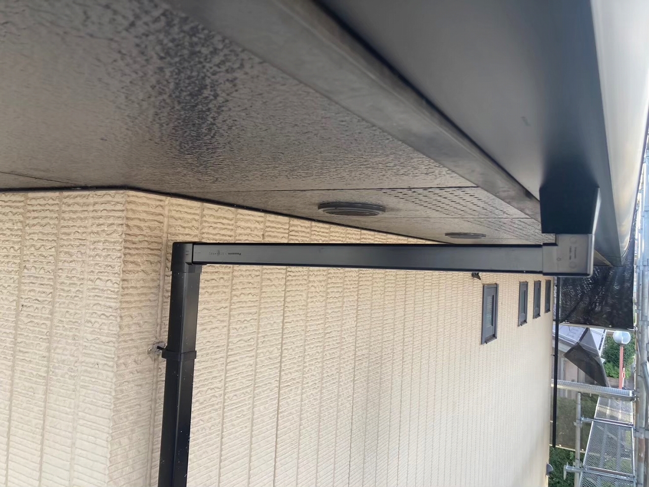 瞬水S15の呼び樋と竪樋連結