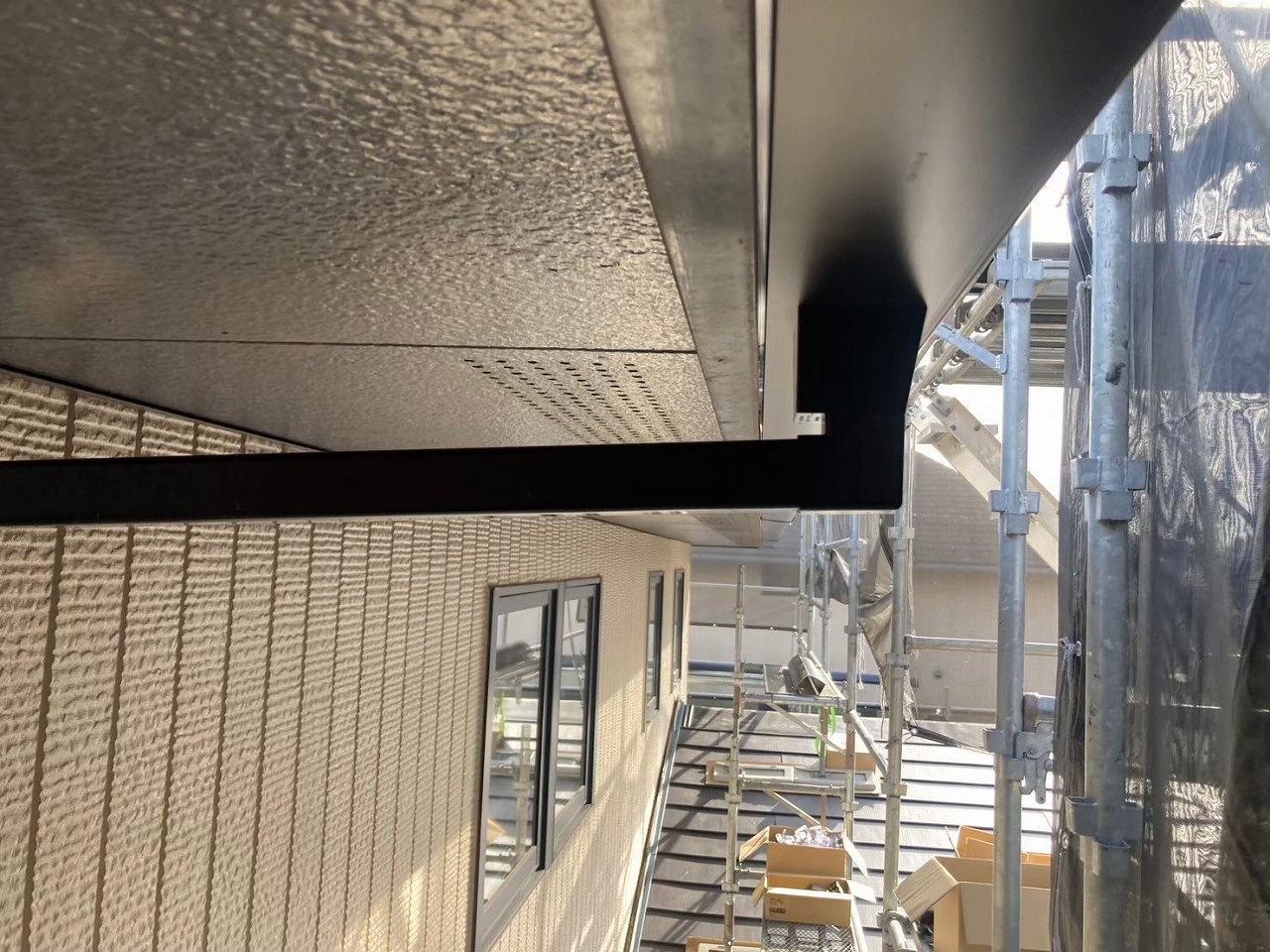 瞬水S15の呼び樋設置