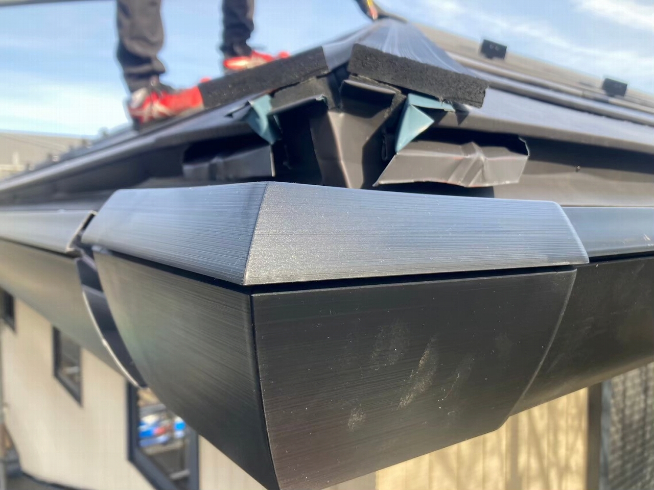 ファインスケアNF-Ⅰ型のコーナー納まり