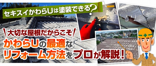 塗装できるの？かわらU