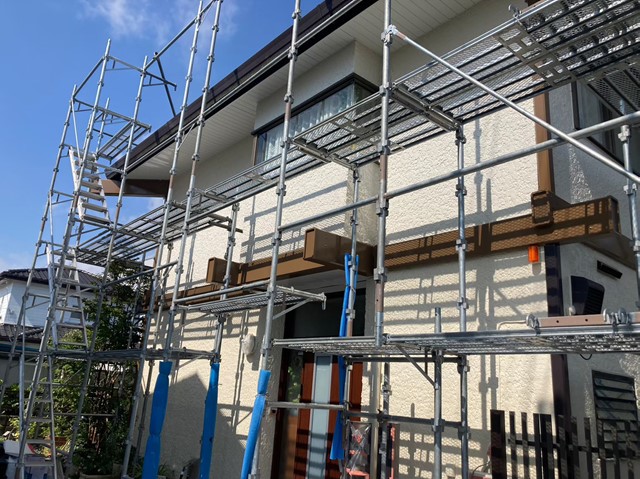 外壁塗装工事仕上がり