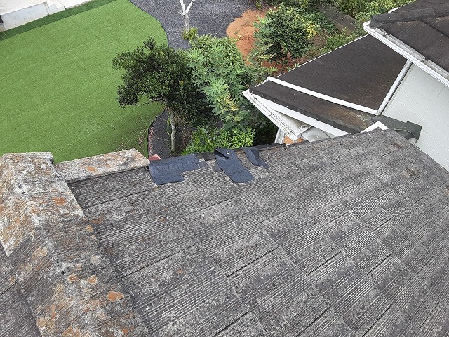 ケラバが無くなっています