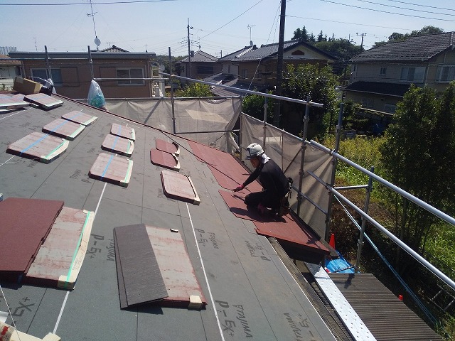 コロニアルの設置