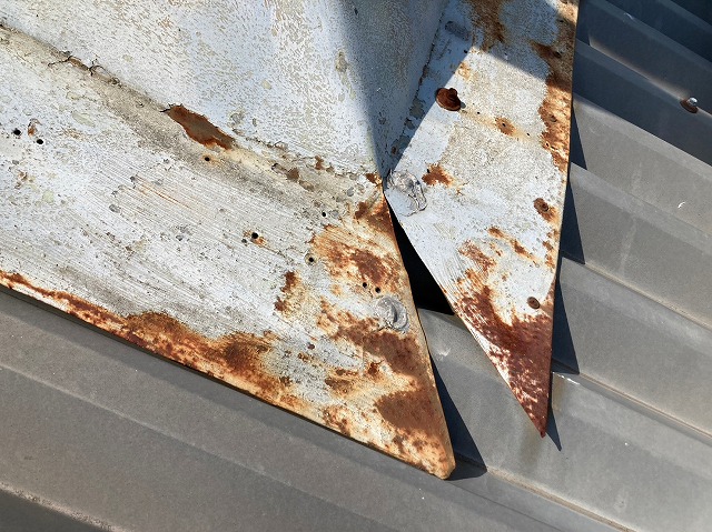 ベンチレーターのサビ