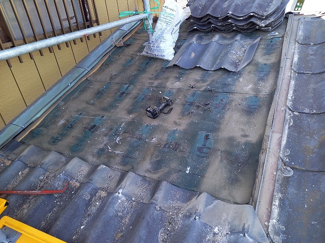 セキスイかわらU葺き直し