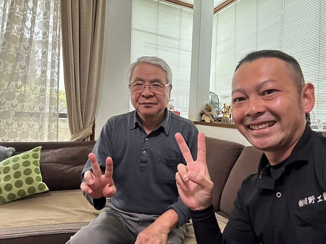 牛久市I様邸と記念撮影