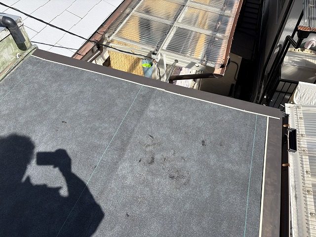 軒先唐草の施工