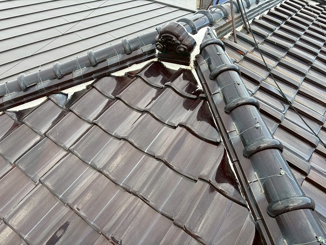 漆喰の状態は悪くありません