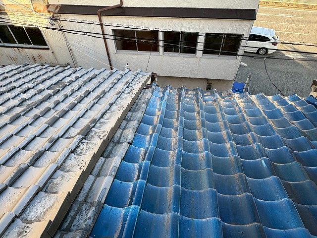 雨漏り被害が生じた瓦屋根