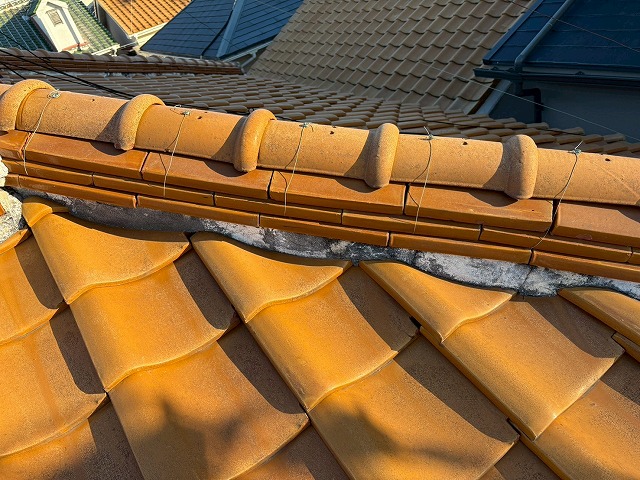 経年劣化した漆喰