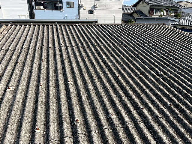 ご相談いただいた倉庫の屋根