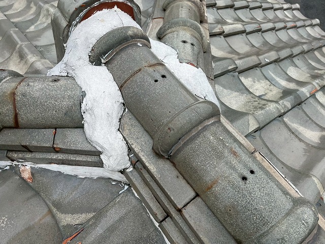 不適切な施工が施された漆喰