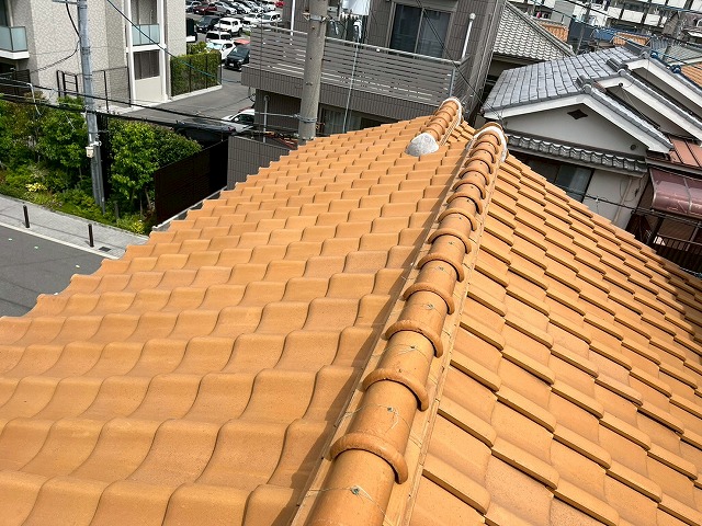 雨漏り被害が発生した瓦屋根