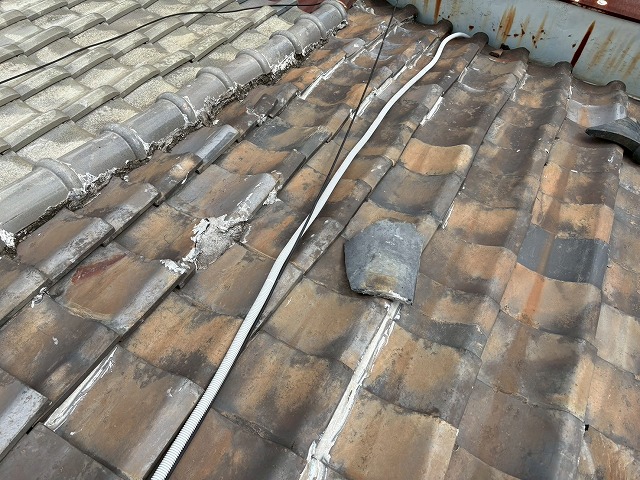 劣化で複数要因が考えられる雨漏り