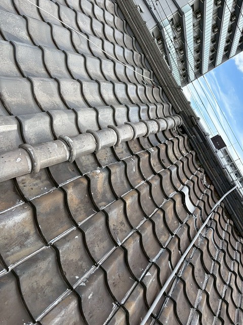 屋根の状態確認