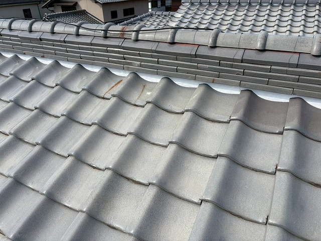 漆喰は悪くない棟瓦