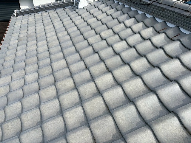 瓦屋根の状態確認