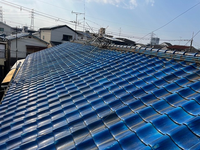 釉薬瓦の現地調査を実施