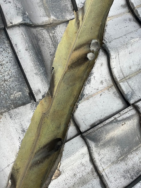 定期点検が推奨される谷板金