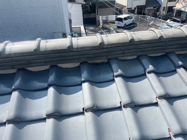 漆喰の劣化が進行