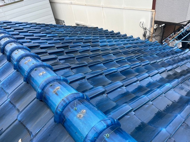 雨漏りが発生した瓦屋根