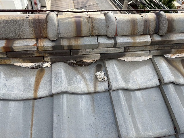 漆喰劣化も進行