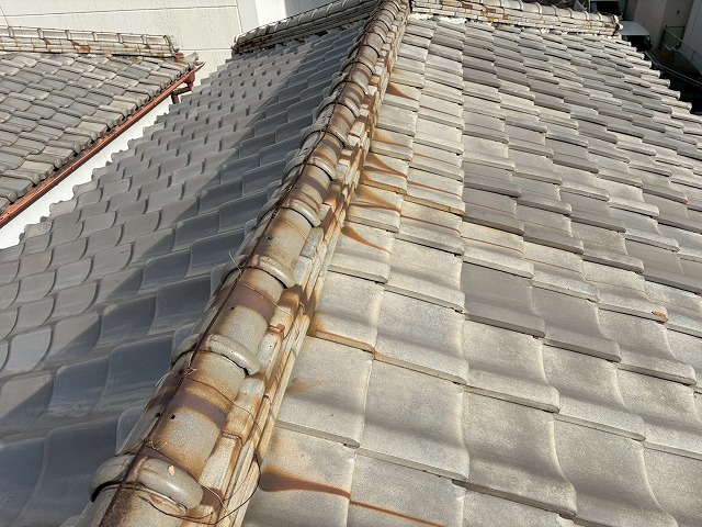 屋根の状態確認