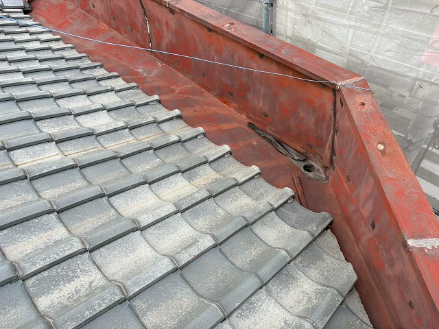 屋根の状態確認