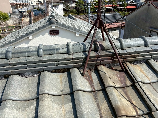 漆喰の劣化も進行