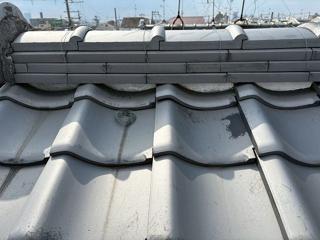 劣化が進んだ漆喰