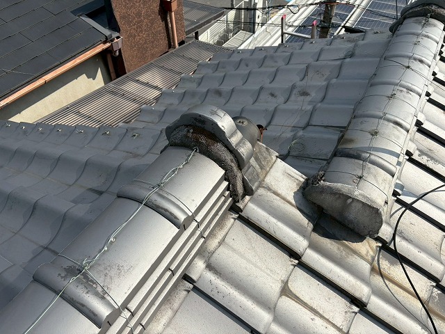 鬼巻き漆喰も劣化