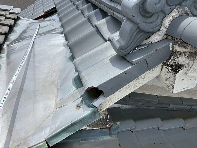 雨漏りしやすい構造の屋根
