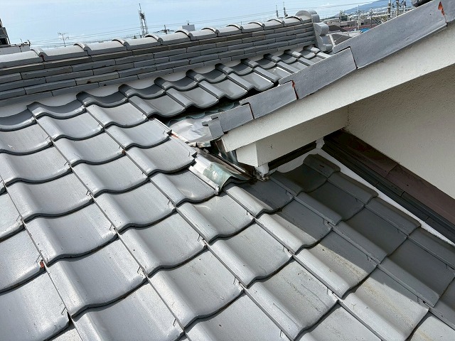雨漏りでご相談いただいた屋根